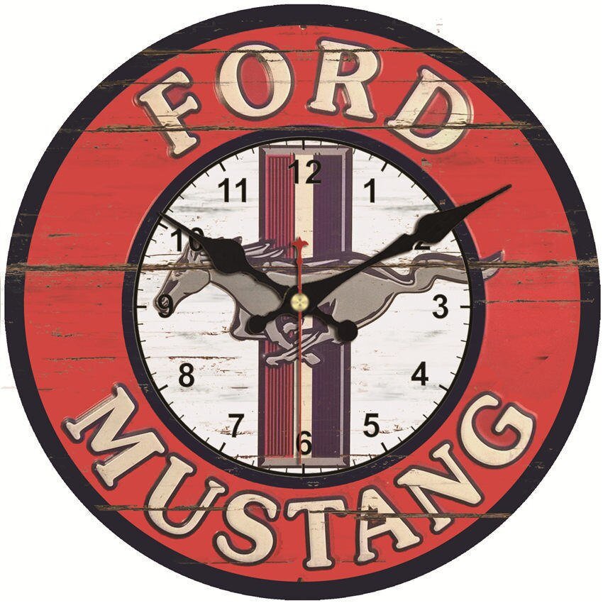 HTB1Boi5bv1H3KVjSZFHq6zKppXaL_5fe06a26-8d1d-4ec8-b2f7-d9b23e0da6e9 Horloge Vintage <br> Ford Mustang – Image 1