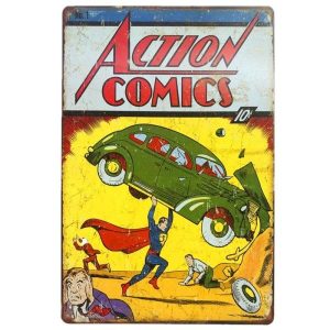 action comics plaque