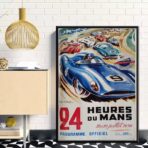 affiche 24 heures du mans vintage
