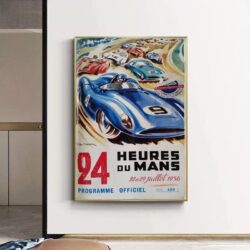 affiche 24 heures du mans vintage
