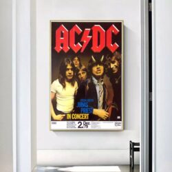 affiche acdc vintage