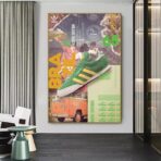 affiche adidas vintage