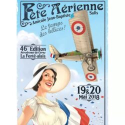 affiche aerienne vintage