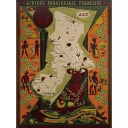 affiche afrique vintage
