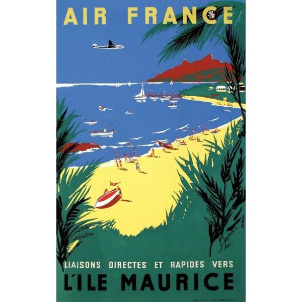 affiche-air-france-ile-maurice affiche air france ile maurice