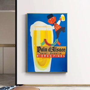 affiche alcool vintage