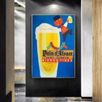affiche alcool vintage
