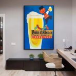 affiche alcool vintage