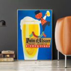 affiche alcool vintage
