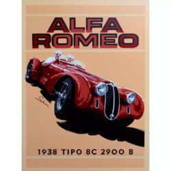 affiche alfa romeo vintage