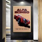 affiche alfa romeo vintage
