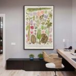 affiche algue vintage