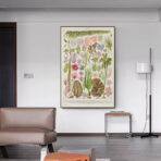 affiche algue vintage