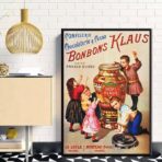 affiche alimentaire vintage