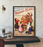 affiche alimentaire vintage
