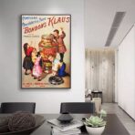 affiche alimentaire vintage
