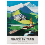 affiche alpes vintage