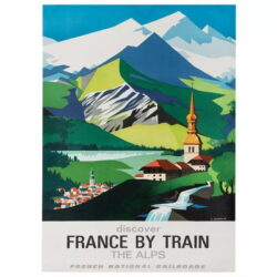 affiche alpes vintage