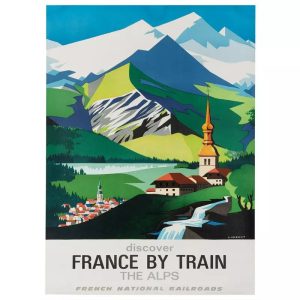 affiche alpes vintage