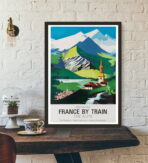 affiche alpes vintage
