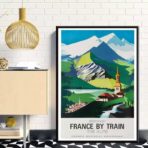 affiche alpes vintage