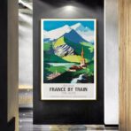 affiche alpes vintage