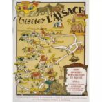 affiche alsace vintage