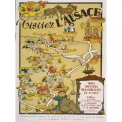 affiche alsace vintage