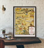 affiche alsace vintage