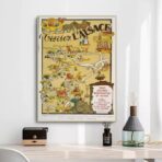affiche alsace vintage