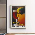 affiche ancienne bistrot