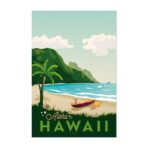 affiche ancienne hawaii