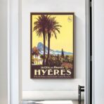 affiche ancienne hyères
