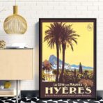 affiche ancienne hyères