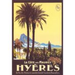 affiche ancienne hyères
