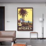 affiche ancienne hyères