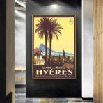affiche ancienne hyères