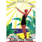 affiche ancienne juan les pins