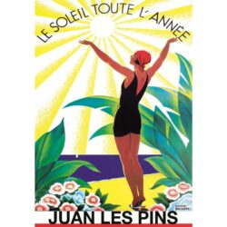 affiche ancienne juan les pins
