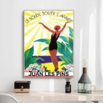 affiche ancienne juan les pins