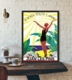 affiche ancienne juan les pins