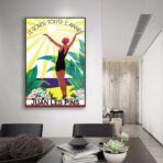 affiche ancienne juan les pins