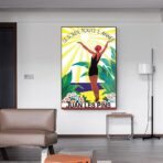 affiche ancienne juan les pins