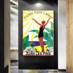 affiche ancienne juan les pins