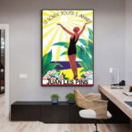 affiche ancienne juan les pins