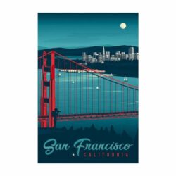 affiche ancienne san francisco
