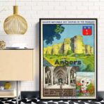 affiche angers vintage