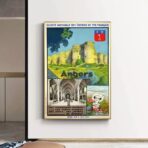 affiche angers vintage