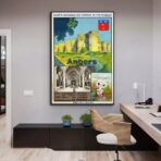 affiche angers vintage