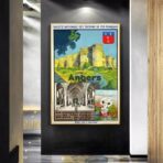 affiche angers vintage